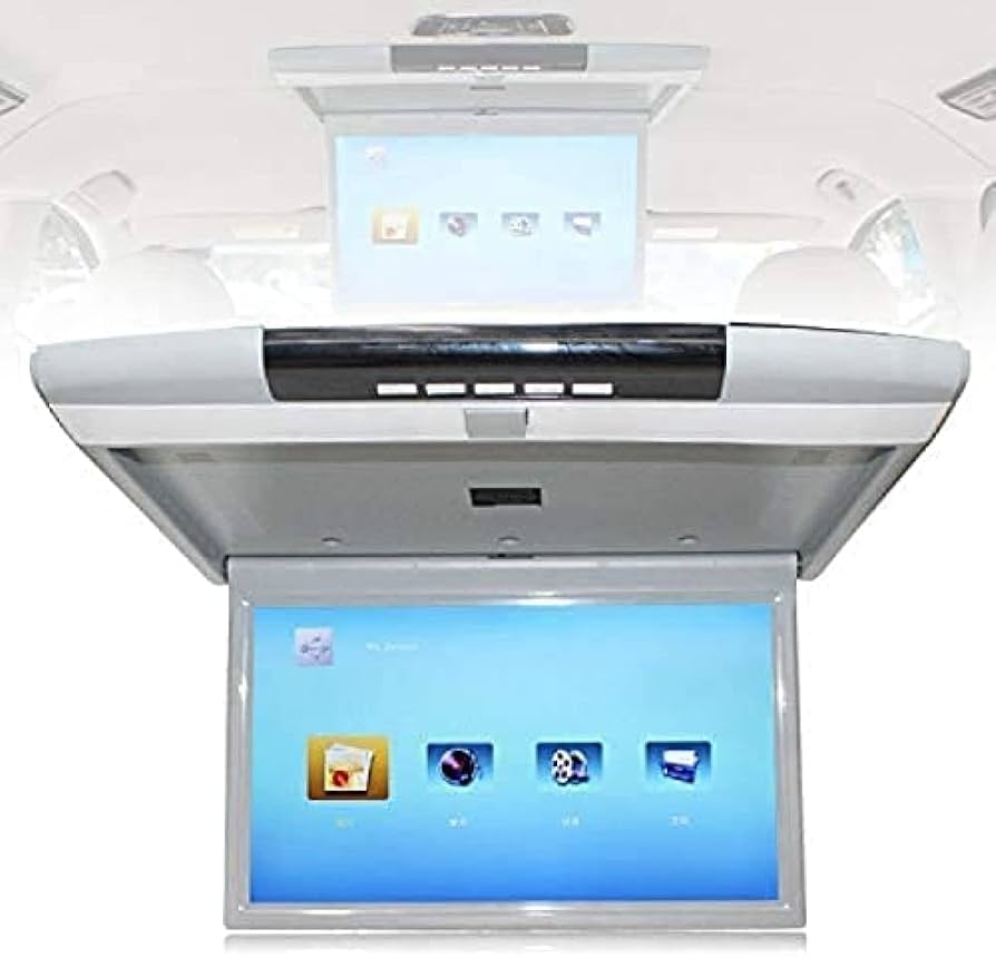 スリムデザインルーフマウントモニター Amazon.co.jp: 車用オーバーヘッドフリップダウンモニター、17.3